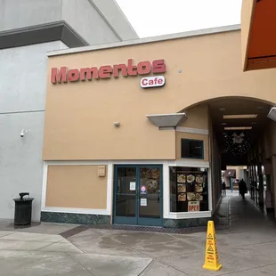 View of back entrance near parking lot next to Walmart and Barnes &amp; Noble