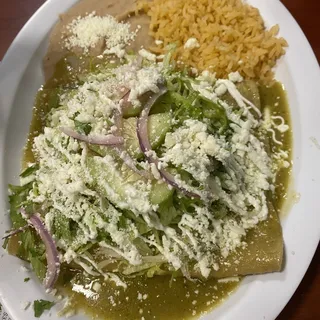 Enchiladas Platter