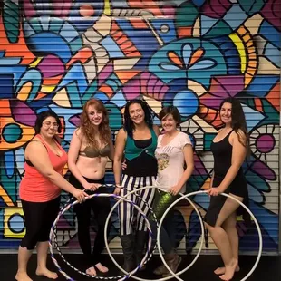 Hoop dance with deaja every Monday