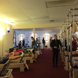 Reformer on left, Cadillac on right