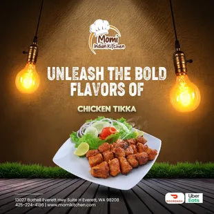 Brace yourself for an explosion of bold flavors that will take your dining experience to new heights! #chickentikka