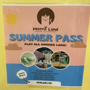 Summer pass