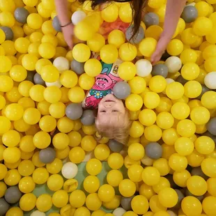 Ball pit fun!!