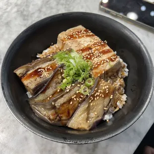 Eggplant Donburi