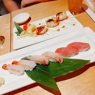 sashimi, sushi and sashimi, food, sushi