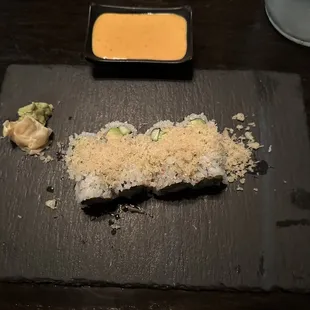 California Roll with added crunch &amp; spicy mayo $7.00