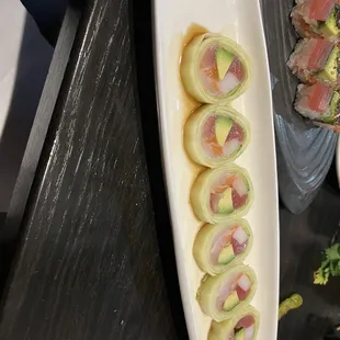 Rainbow sushi
