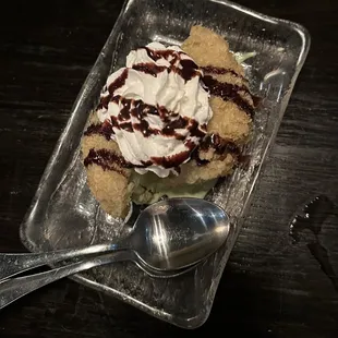Green Tea Tempura Ice Cream $6