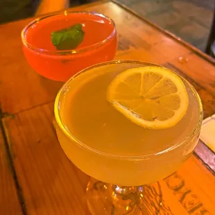 drink, sushi and sashimi