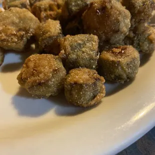 Fried okra.  This is good