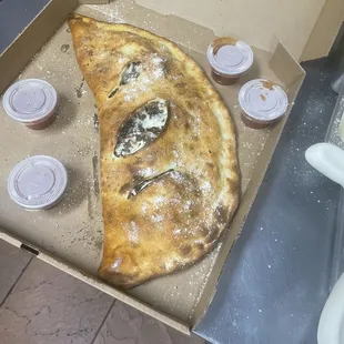Large Philly Cheese Steak Calzone!!