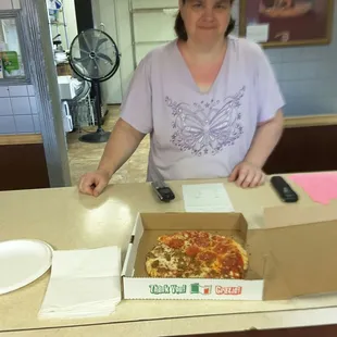 I found this &quot;little gem&quot; today by using YELP.  Again, it didn&apos;t led me wrong. Excellent pizza...old-fashioned goodness.