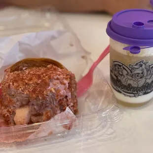 Strawberry Shortcake Croissant &amp; Pumpkin Spice Latte