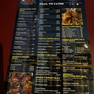 Menu A-side