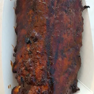 Baby Back Ribs ready to serve.