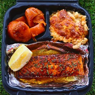 a meal in a plastic container