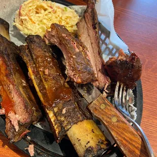 Pork and beef ribs delicious. Waiter's and waitress are great