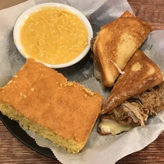 Pulled Pork Grilled Cheese