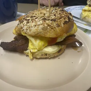 Bacon, Egg, &amp; Cheese bagel