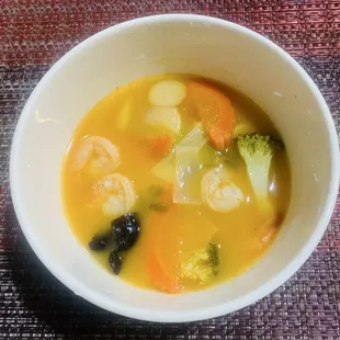 Tom Yum Seafood Soup