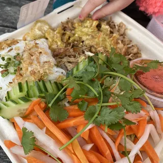 Shredded Chicken Vermicelli Bowl