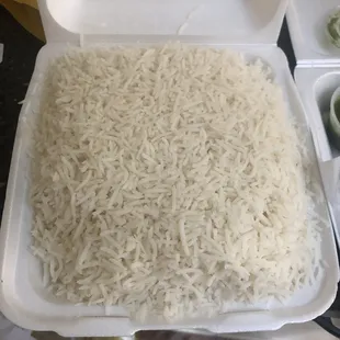 Side of rice.  No joke feeds more than 2-3 people!