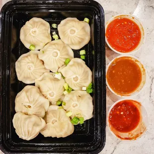 Steamed chicken momo, 4/5. IG: @take.a.bite.with.me