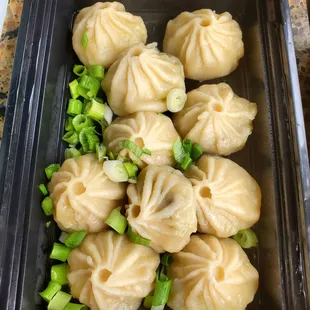 Jhol Veggie Momos (sauce on the side; and sauce came cold)