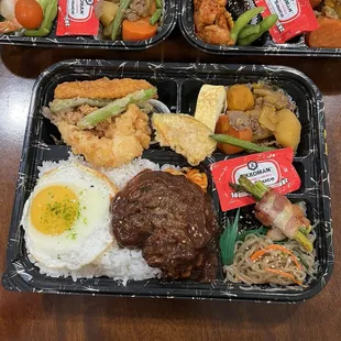 Hamburger Steak Bento