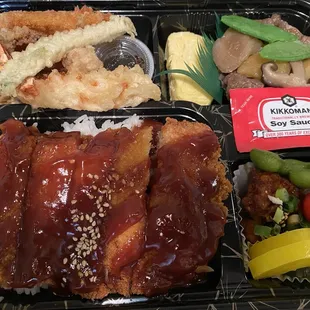 Chicken katsu bento