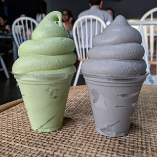 Black Sesame Soft Serve