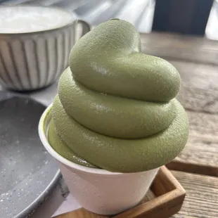 Matcha Soft Serve