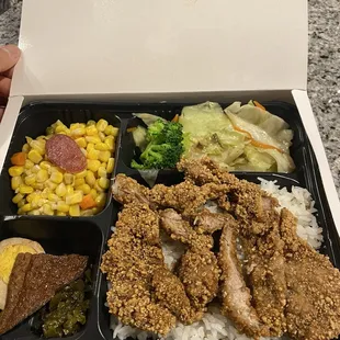 Fried Pork Chop Bento