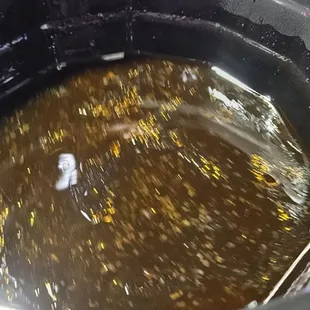 Spicy beef broth