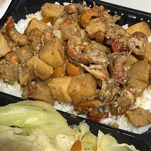 Spicy Crawfish Bento