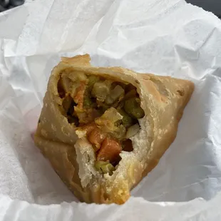 Inside of samosa