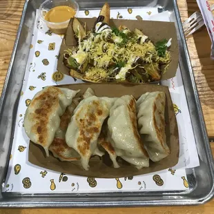 Pan Seared Chicken Momos