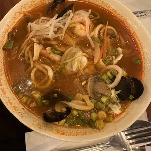 Seafood ramen