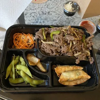 Korean Beef BBQ Platter