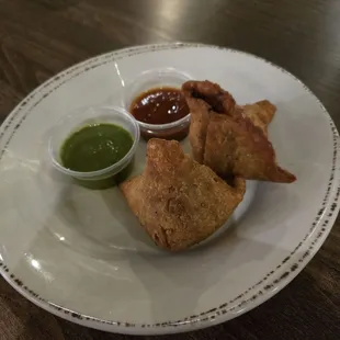 Vegetarian samosa