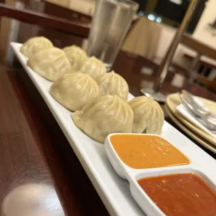 Steamed chicken Momo