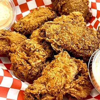 2 pc Soy garlic chicken wings