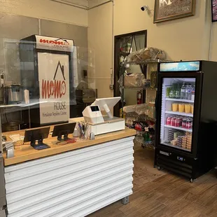 the inside of a coffee shop