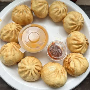 Pan fried chicken Momo