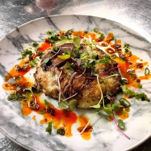 a plate of food