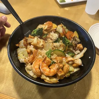 Chicken and Shrimp Bowl