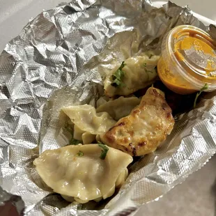 Pan fried momo