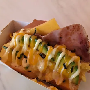 hot dog, sandwich, food, hot dogs