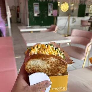 Ham and Avocado Sandwich