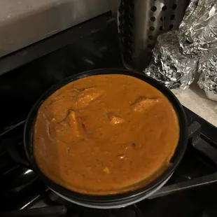 Aloo Tikka Masala, sauce is good enough to drink.